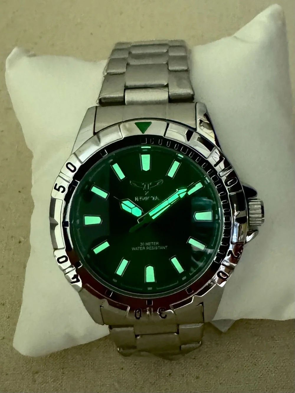Invicta Men’s 42mm Green Dial Quartz Watch NWT